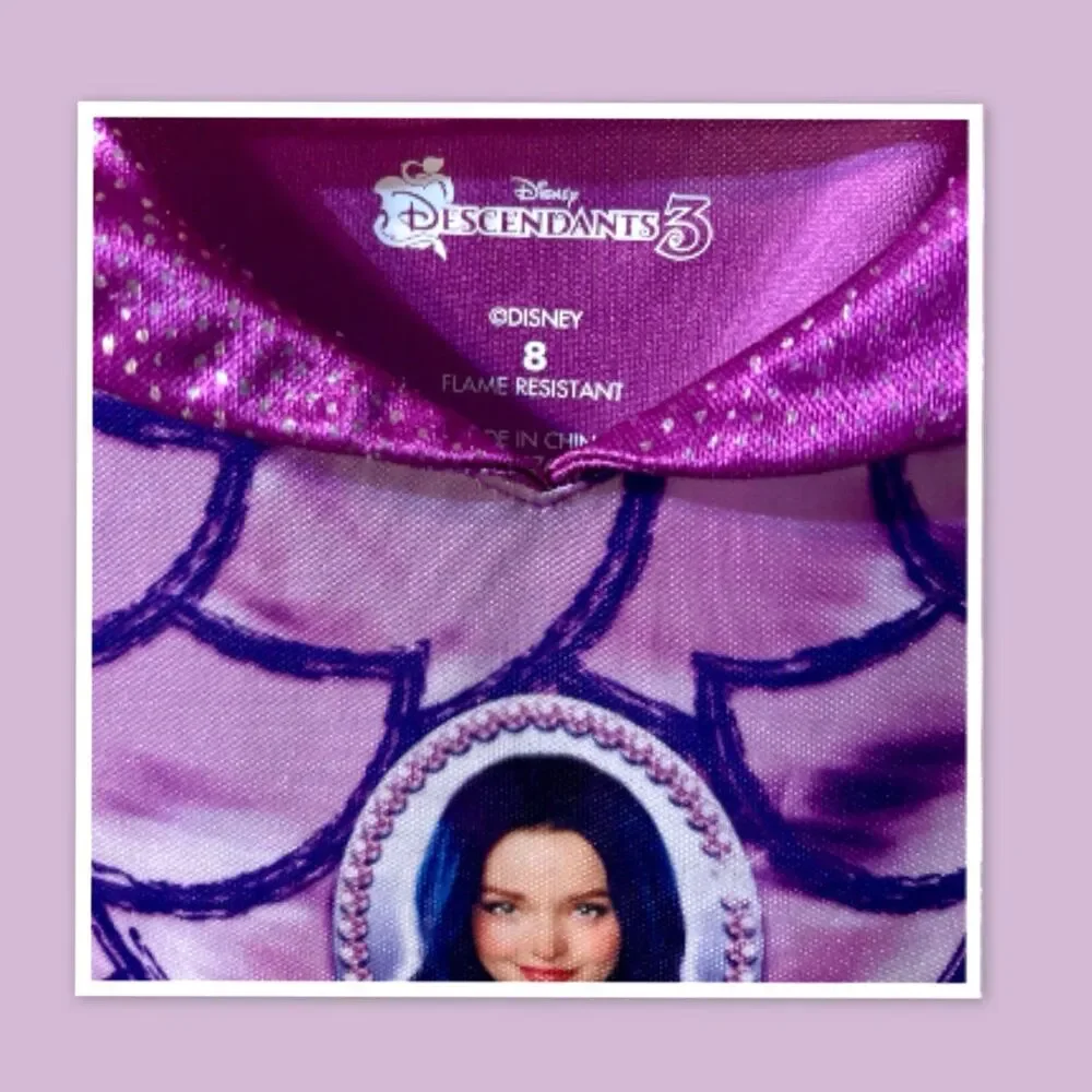 Disney Descendants Girls’ Fantasy Dress/ Nightgown ~ Size 8 - Picture 2 of 2